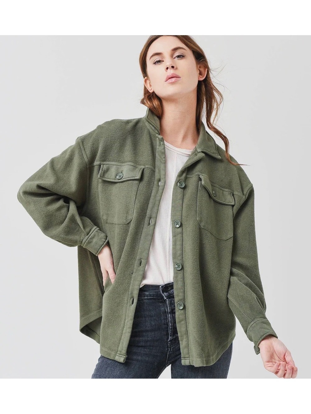 Women's Z Supply Austen Washed Shirt Jacket XS